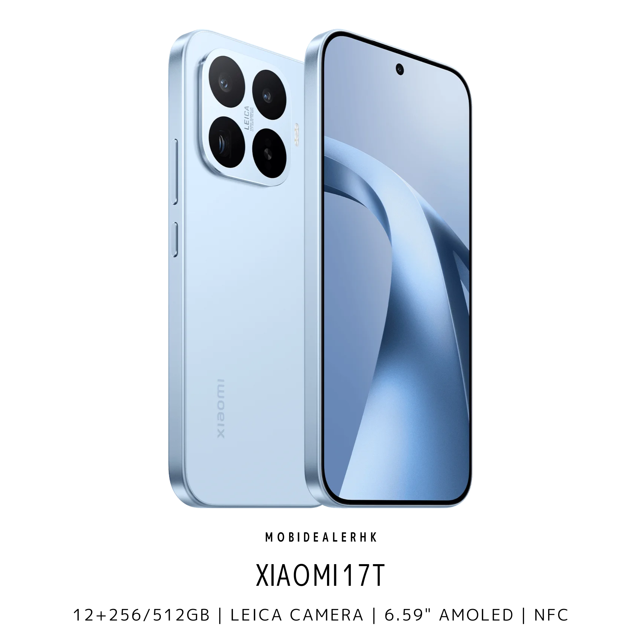 Xiaomi 17T | 小米 17T | 5G | 智能手機 | 12+256/512Gb | Leica Camera | 6.59" AMOLED | NFC