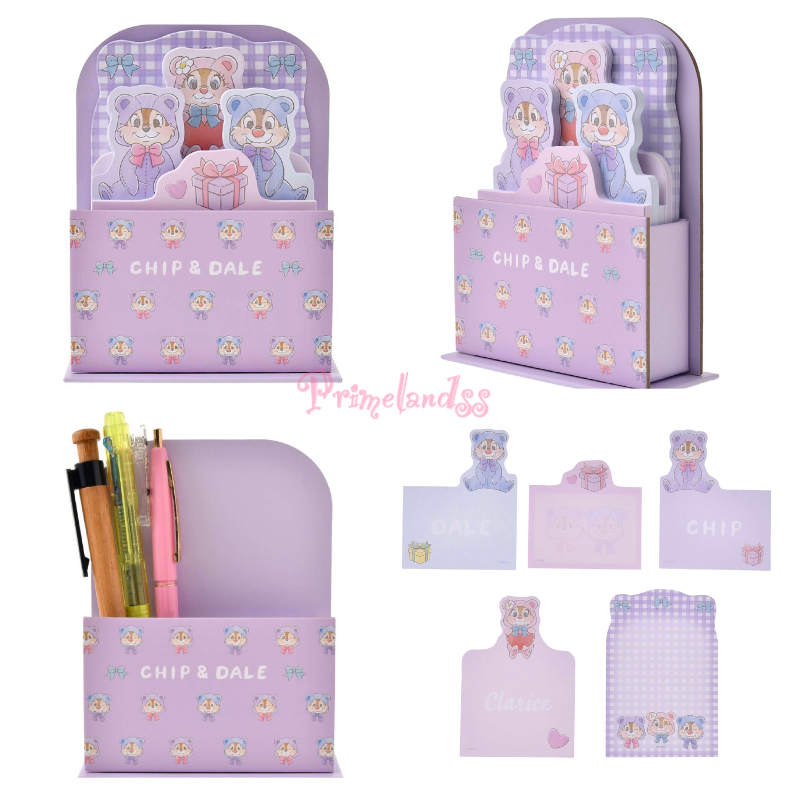 Chip & Dale筆座連Memo