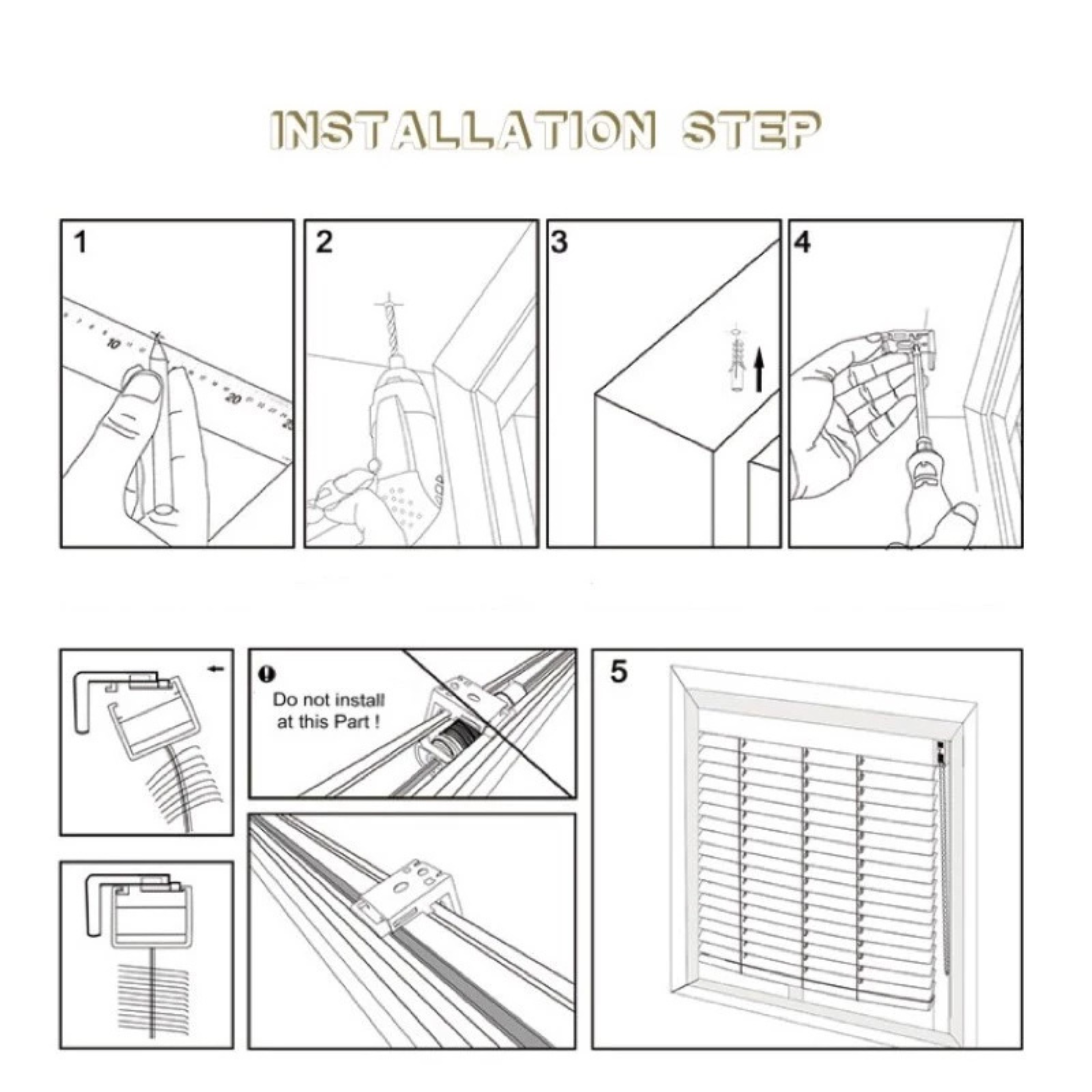 【Made in Malaysia】Rolling System 25mm Aluminium Venetian Blind