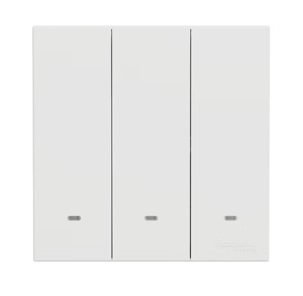 施耐德 奐然AvatarOn C 白 3位單控 開關掣