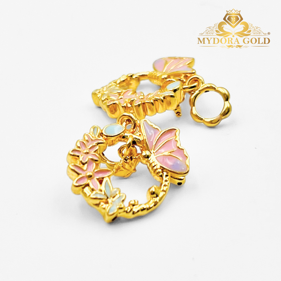 MYDORA Charm Butterfly In Bloom Enamel (5G) l EMAS 916/22K