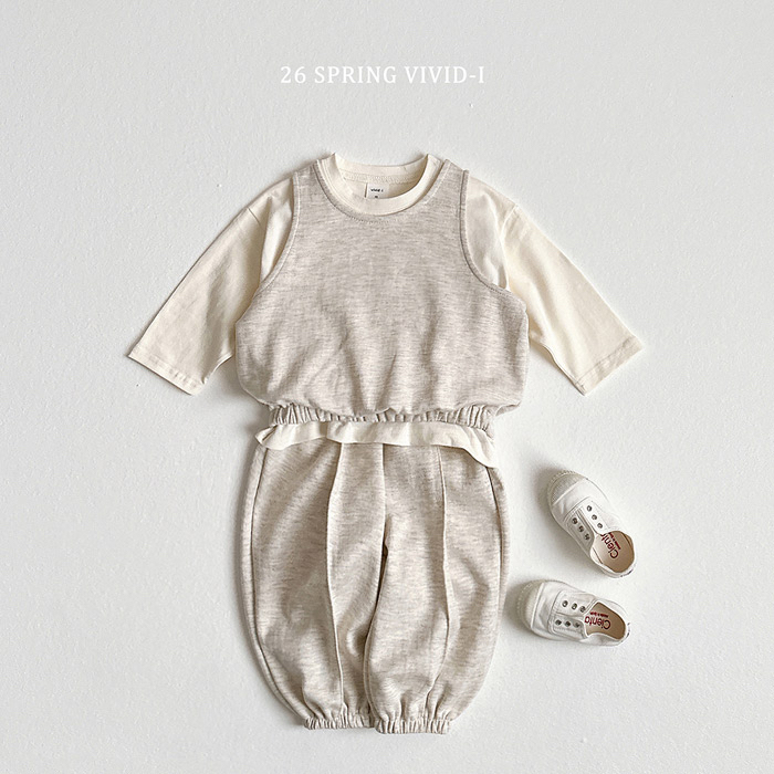 🇰🇷vivid_I set (vest+pants)