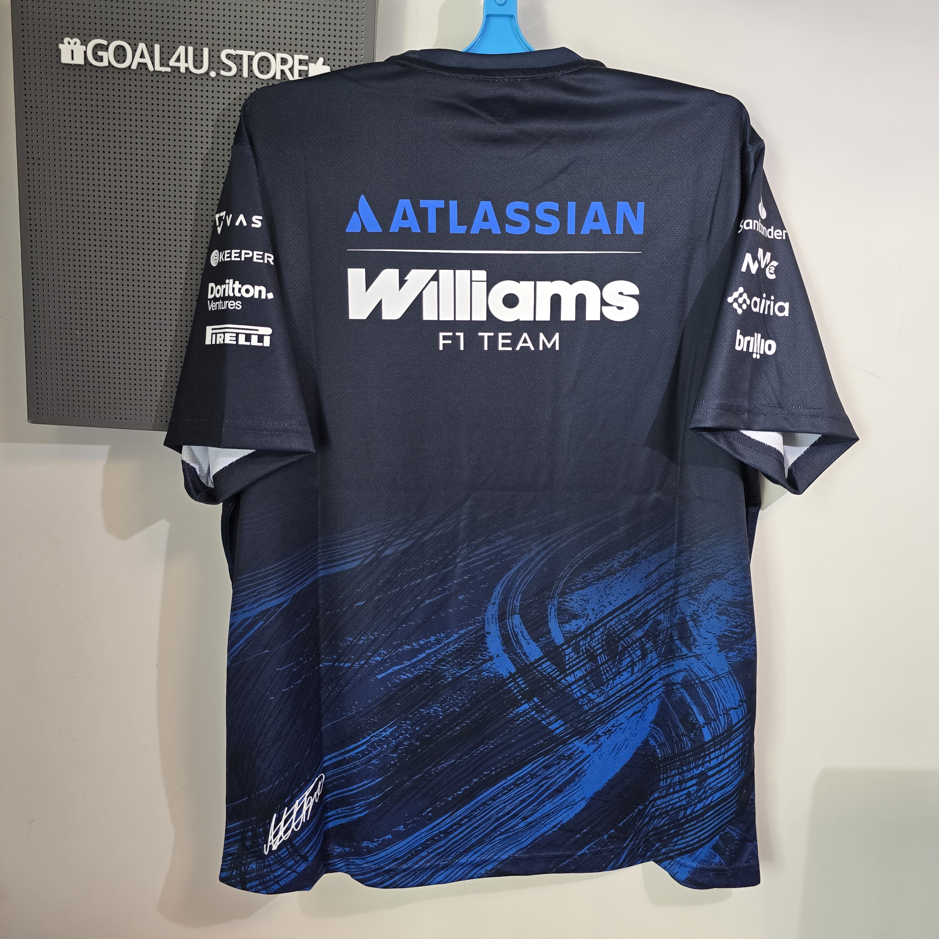 F1 Williams 威廉士車隊 2026 Alex Albon Team Tech Tee 60941818