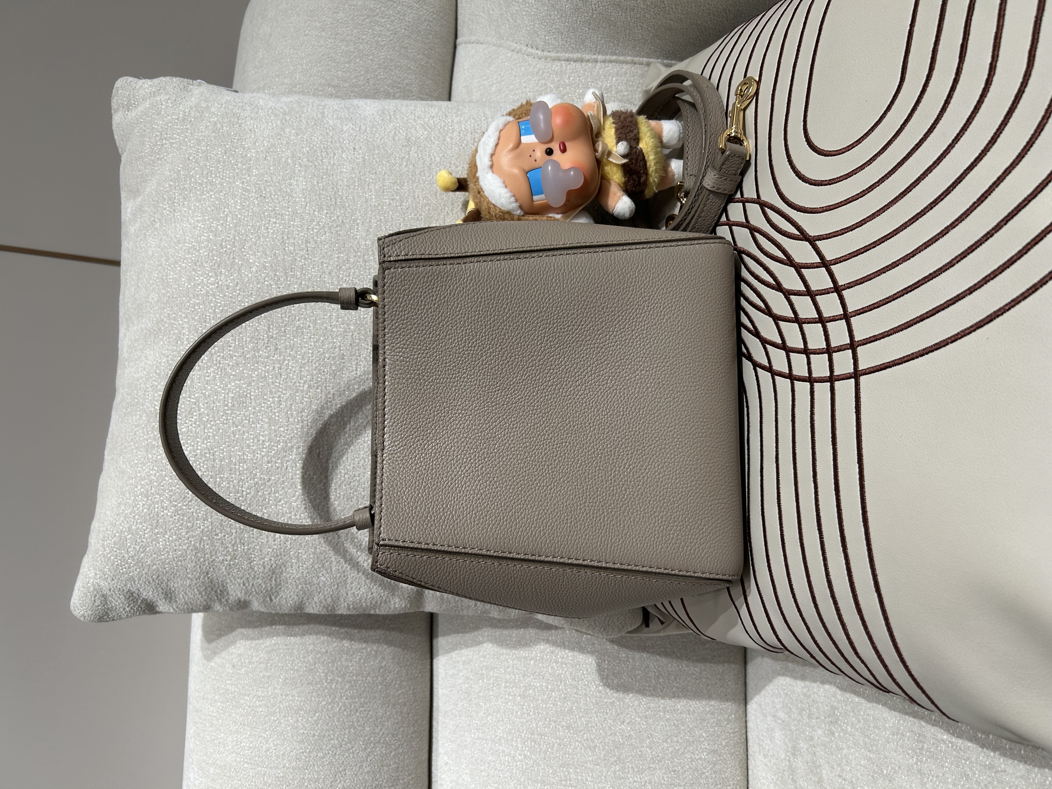 未使用品 Tory Burch MCGRAW 2Way Bucket Bag Calfskin 100%Authentic, Unused ✅收據✅Dust bag