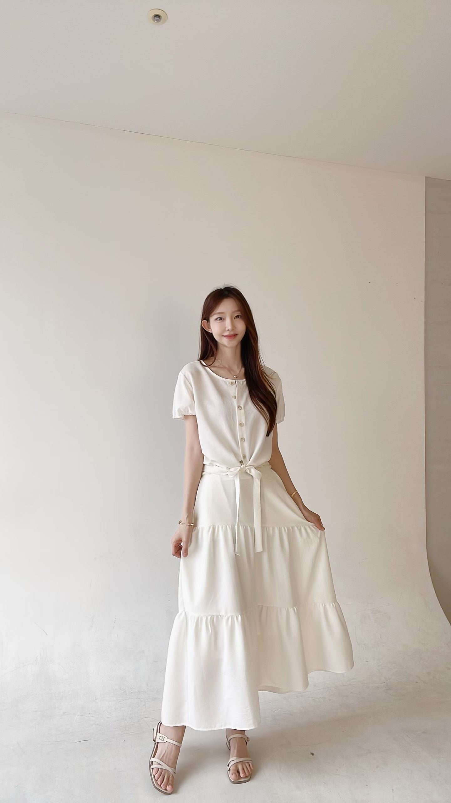 FV20 前綁泡泡袖blouse 