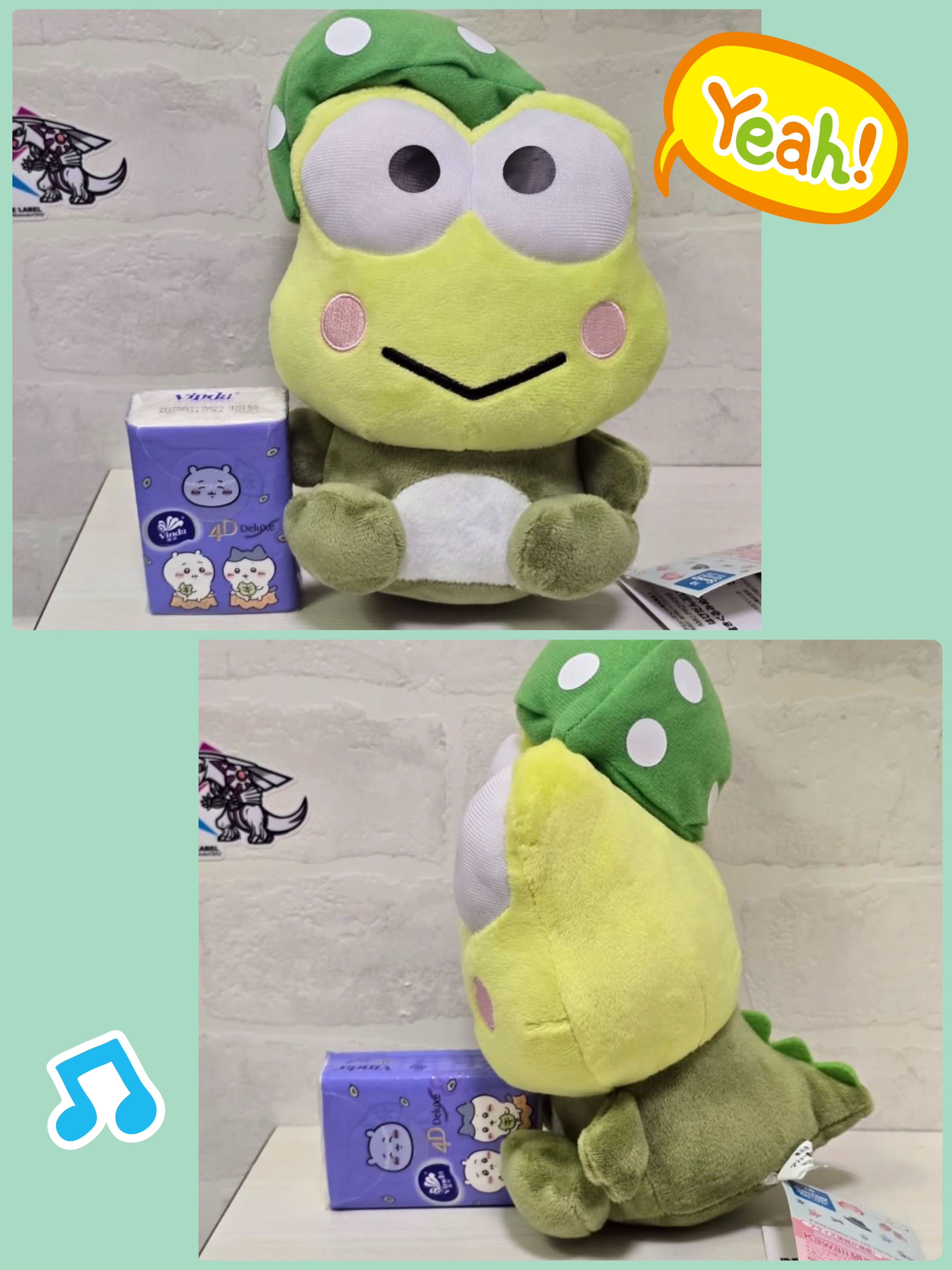 ☆現貨☆日本直送 Sanrio 恐龍Kerokerokeroppi Keroppi公仔