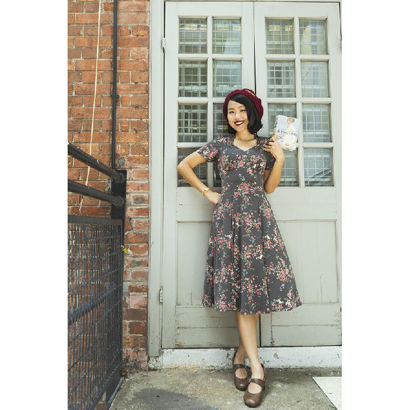 (SOLD OUT)1940s War Time Sweetheart Day Dress(FM104)