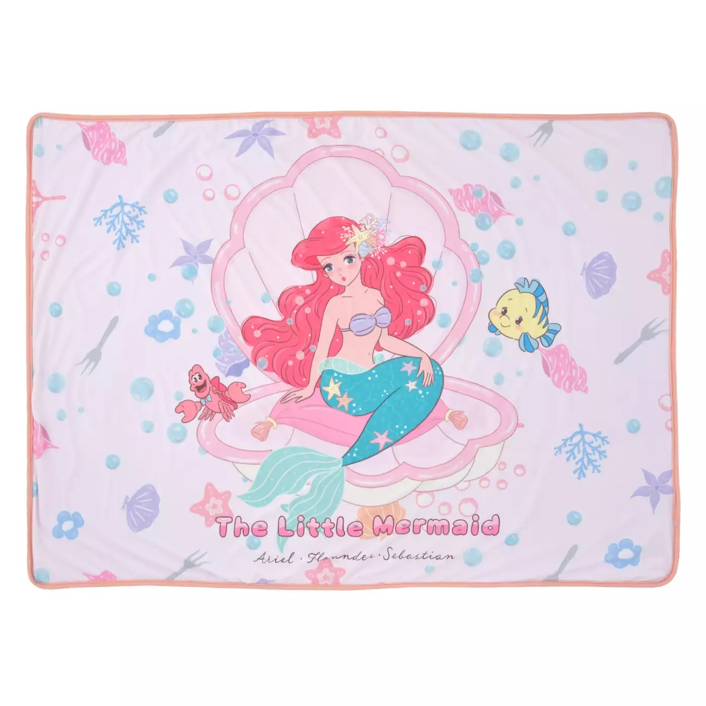 🌸 【預訂】Cool 2WAY Blanket - The Little Mermaid.Illustrated by mikko