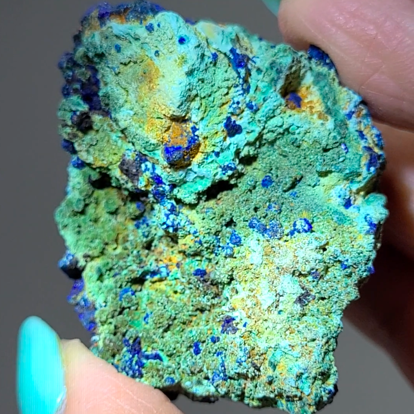 Azurite malachite chrysocolla cluster - AZ9
