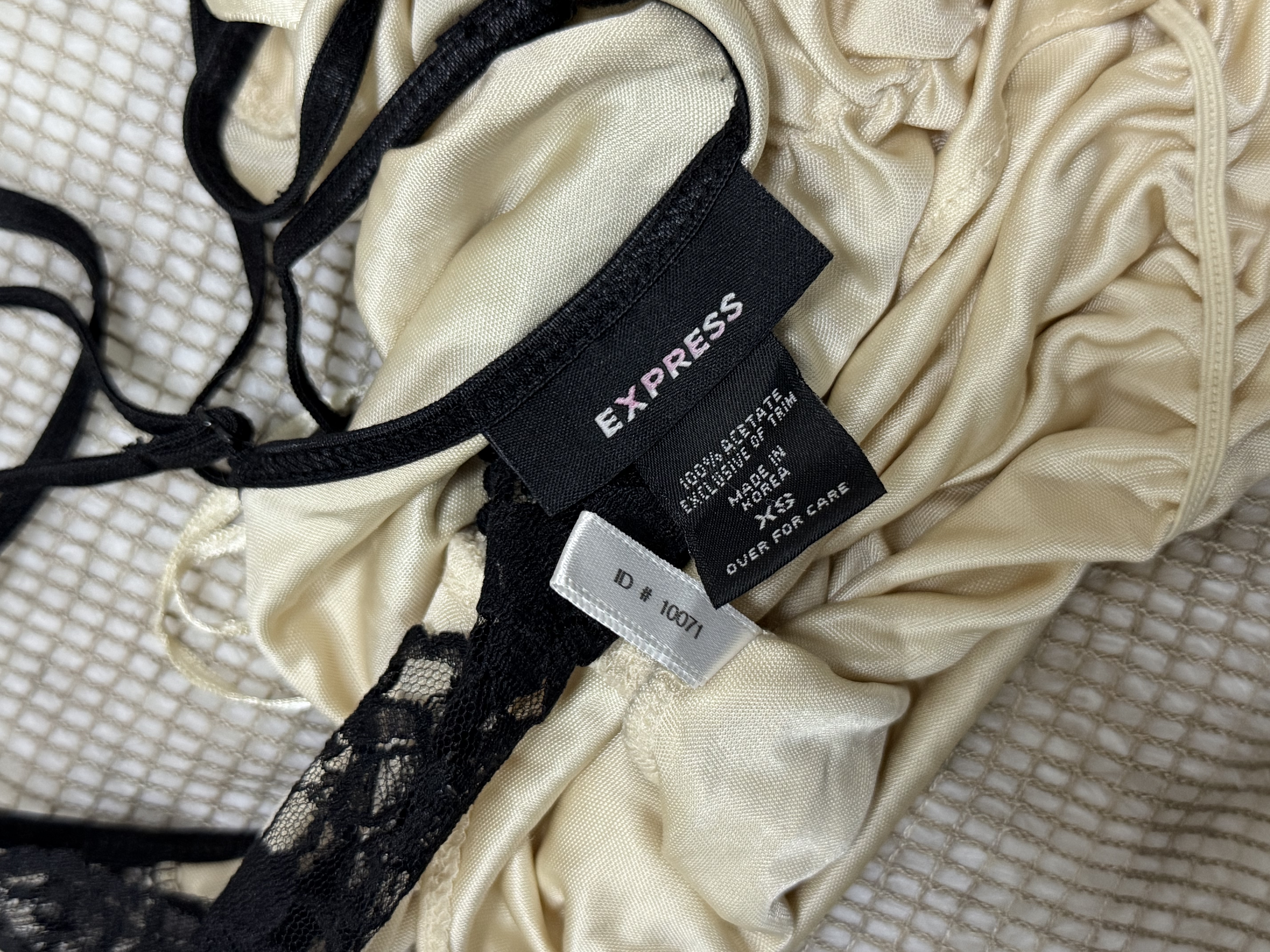 Lace V-Neck Ruched Camisole