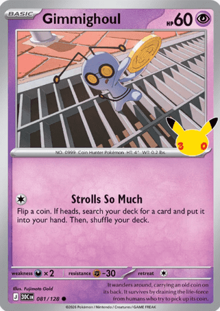 Pokemon TCG 30th Celebration - Single Card List 
