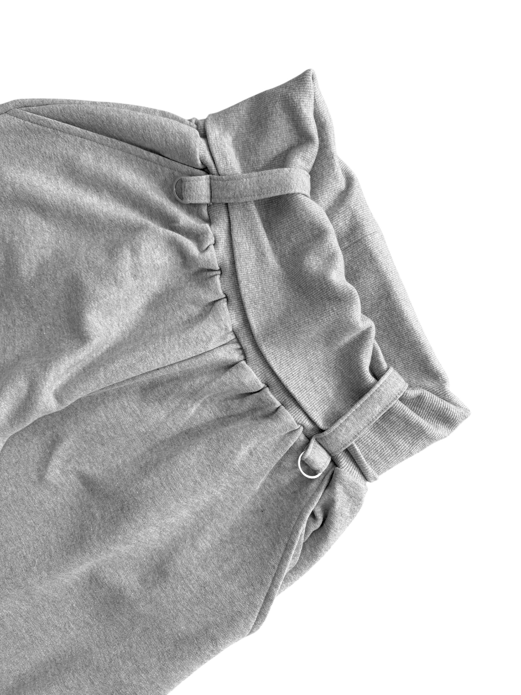 Foldover Wide-Leg Cargo Pants