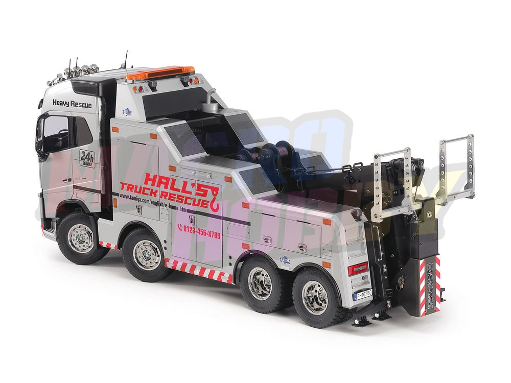 Tamiya 47528 1/14 RC Volvo FH16 Globetrotter 750 8×4 Tow Truck (Silver Edition) #0111186