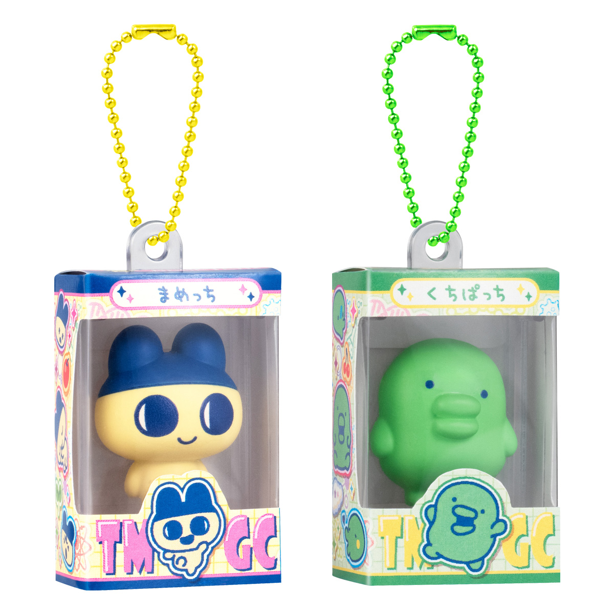 (預訂訂金 $100) (總價 $240) Bandai 他媽哥池 包裝公仔吊飾 5 食玩 (原盒12盒) (行版) Tamagotchi Box