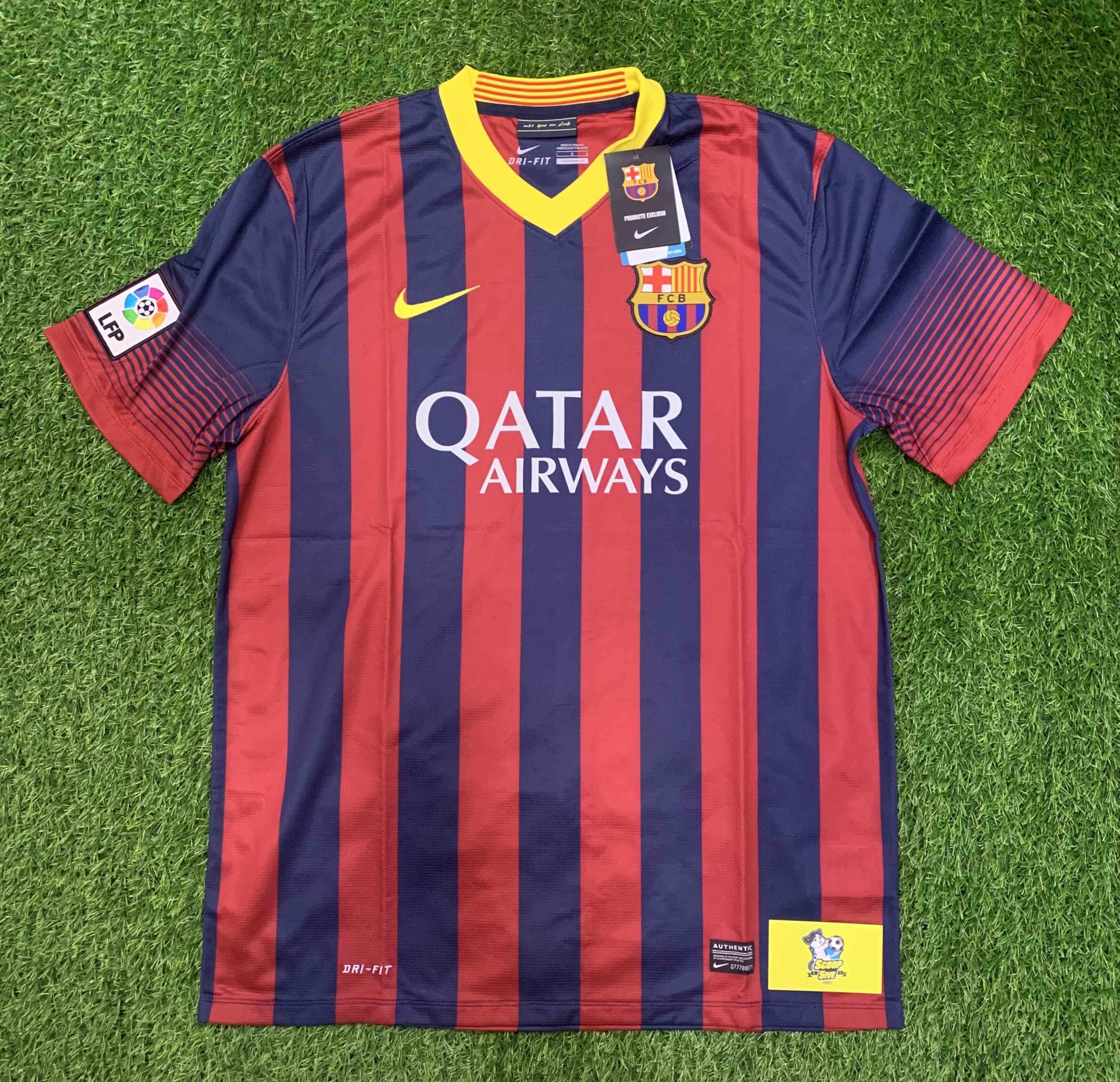 2013-14 巴塞隆拿 主場 球迷版 短袖