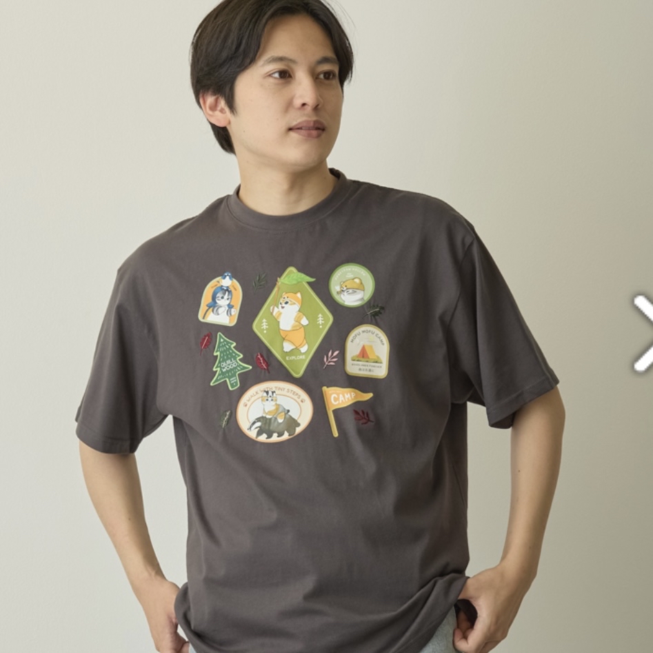 Mofusand 鯊魚貓 tee｜預訂