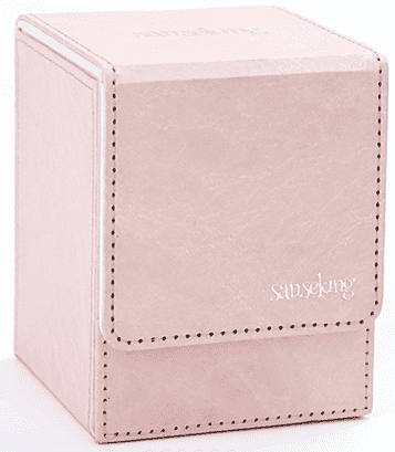 Sanseking TCG Card Game - Tyvek Deck Box Vertical Pink (Pink/Yellow/Purple/Sliver)