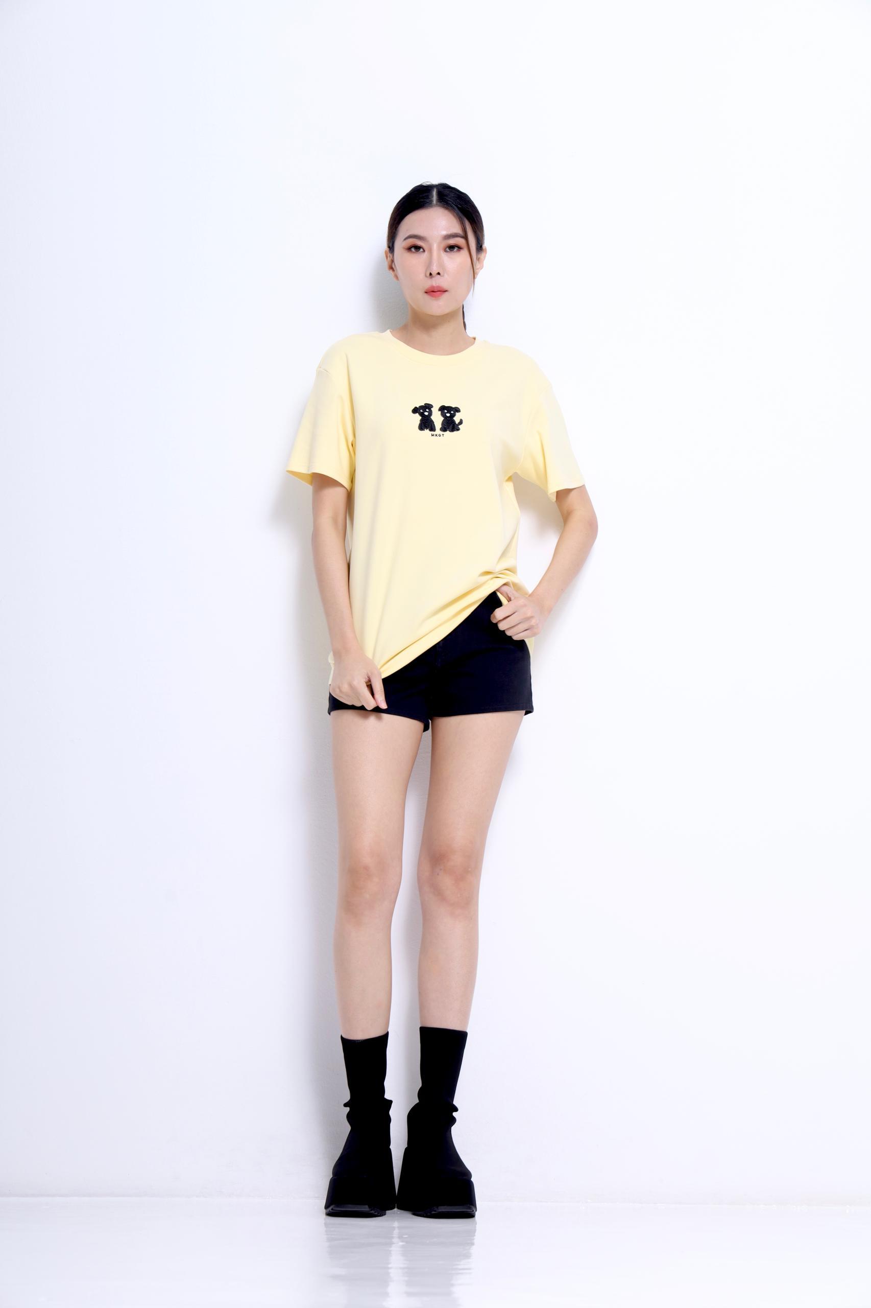 独家刺绣可爱小狗上衣 2651