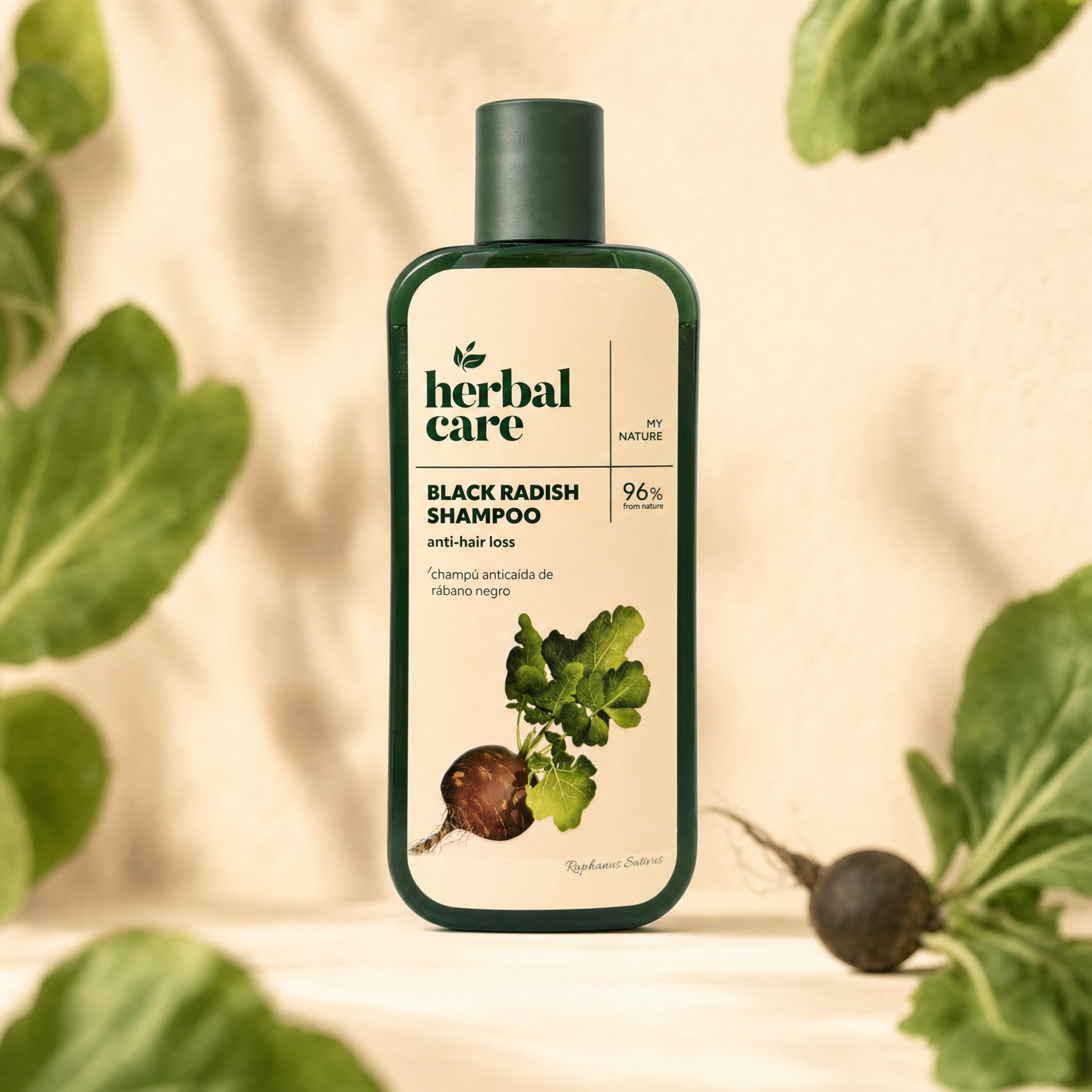 FARMONA - Herbal Care Black Radish Shampoo 天然黑蘿蔔洗髮水 330毫升 草本防脫髮及脆弱髮質護理