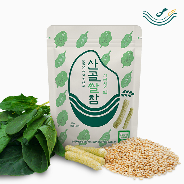 韓國內銷生態媽媽山谷有機米條-25g
