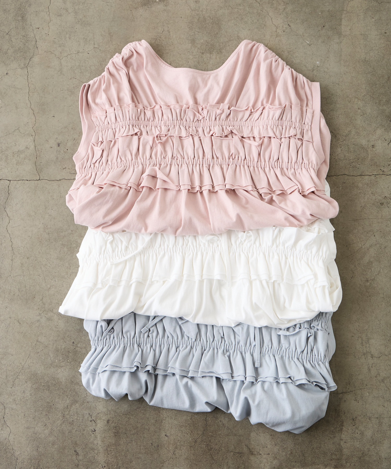 日本褶皺長款衫