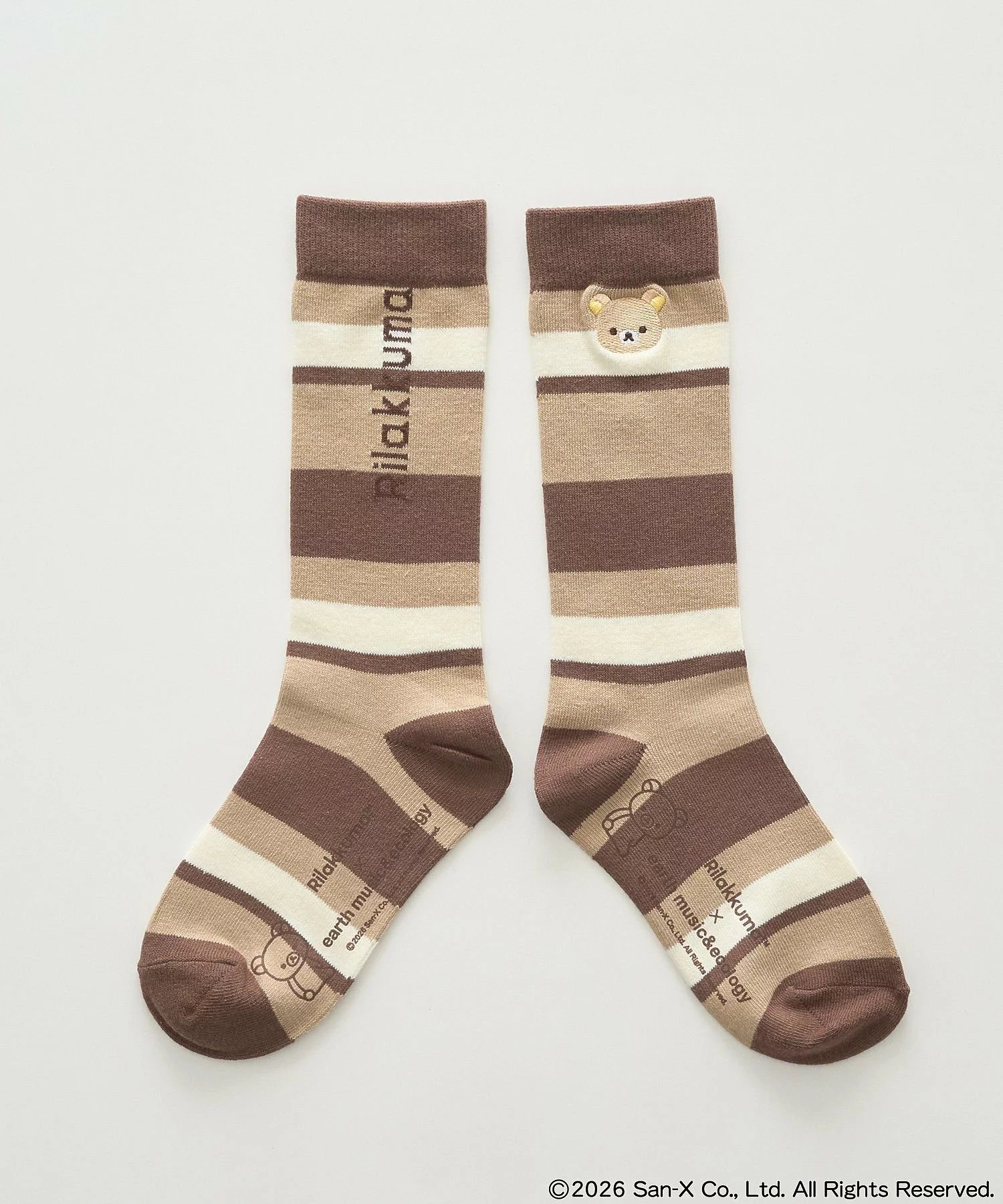 日本預訂📍日本鬆弛熊 × earth music&ecology系列 - 長襪