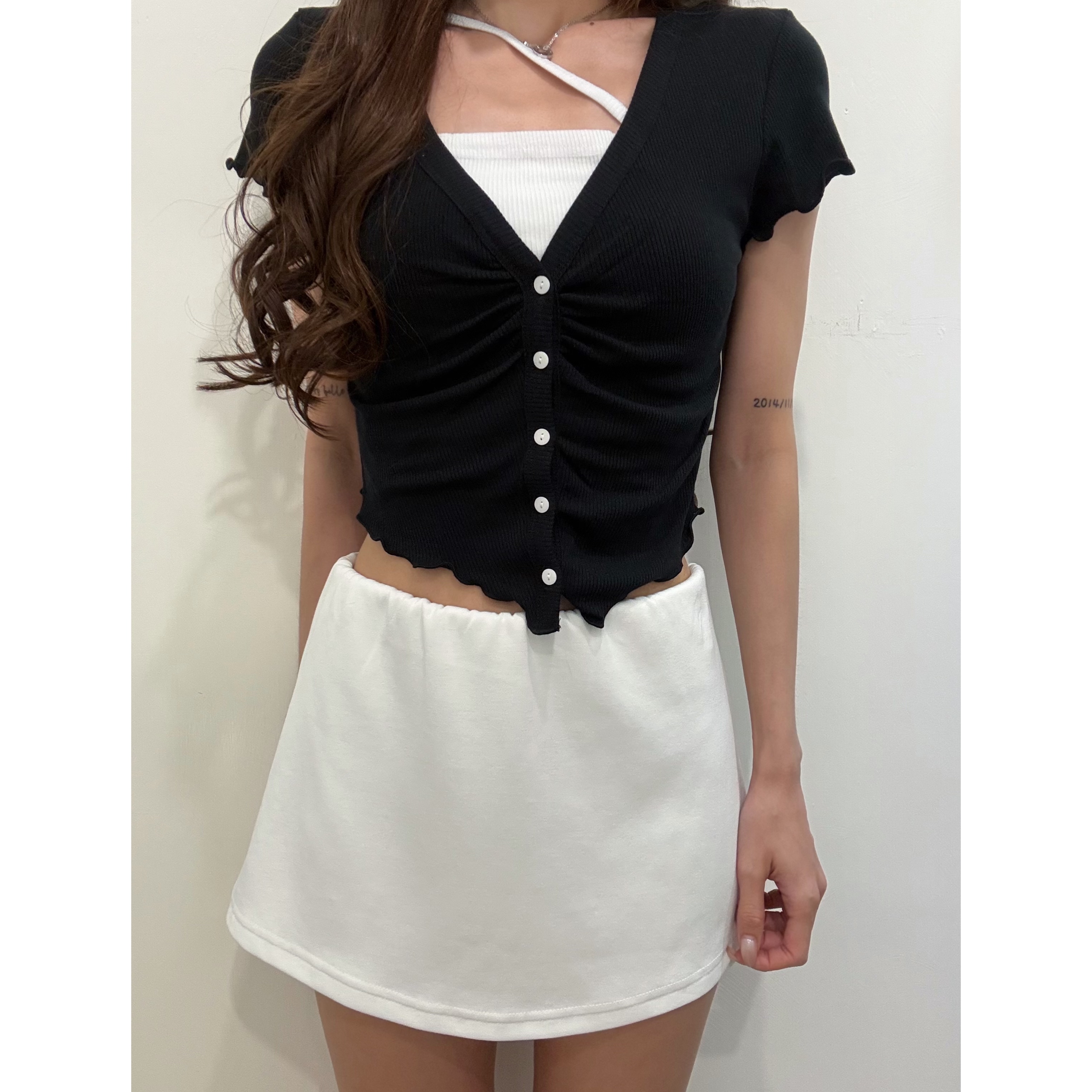 優惠價7月24截🩶2607L《BUTTON FAUX 2-PIECE TOP》