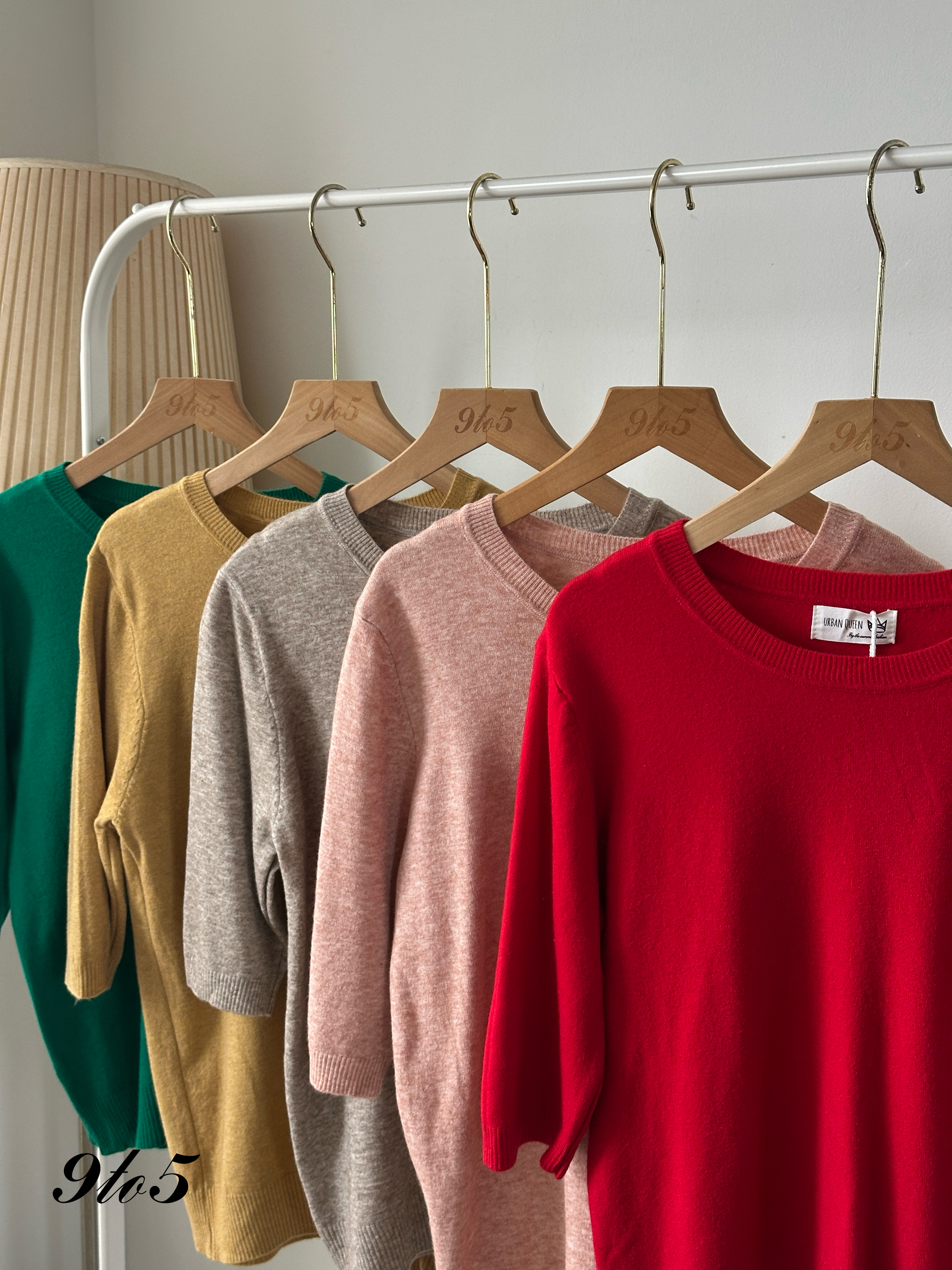 T4080 Half Sleeve Knit Top - 5 Colors 