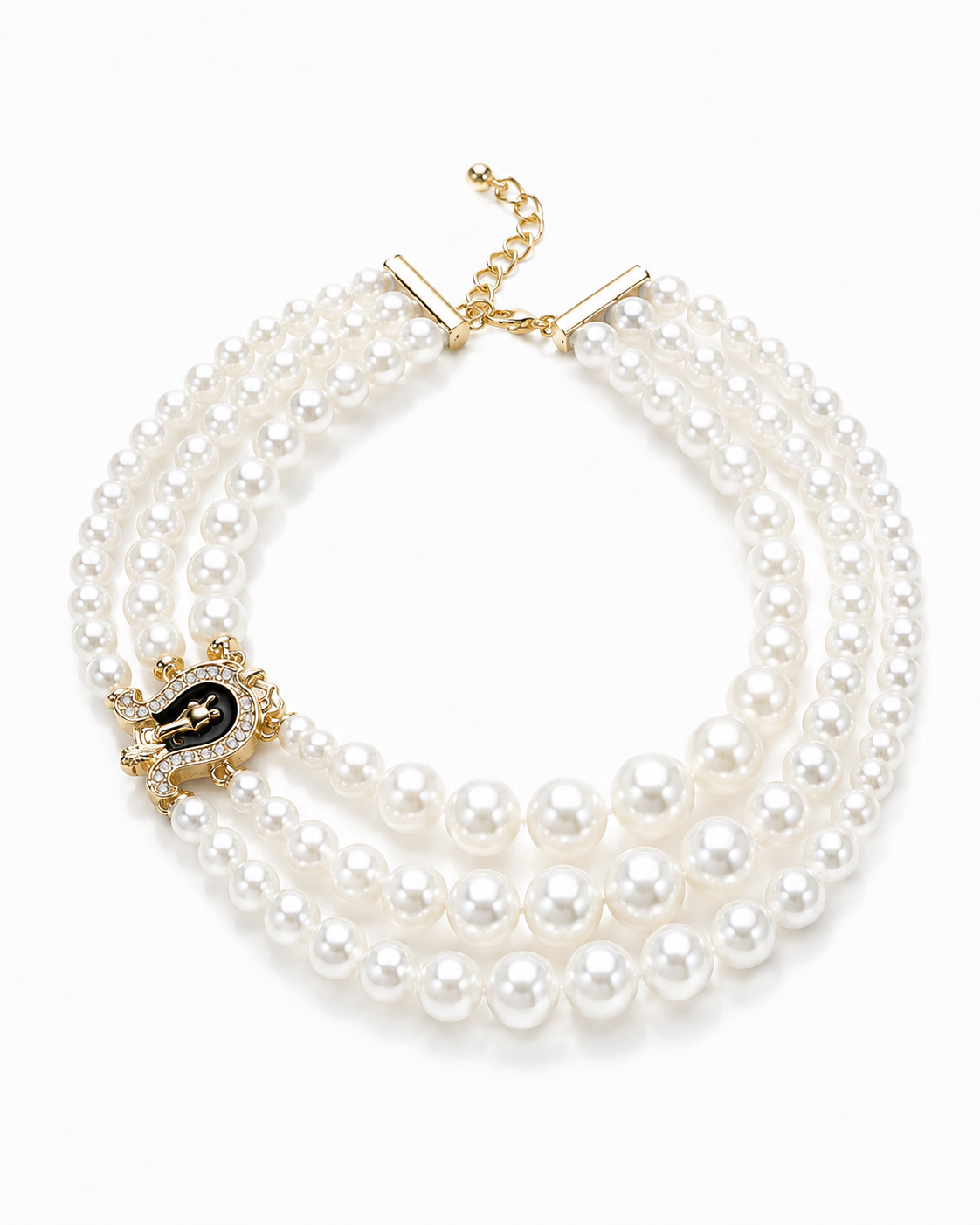 E2718 Crown Woman Pearl Necklace
