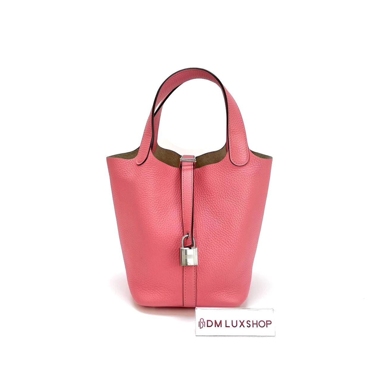 Hermes Picotin 18 Rose Azalee SHW (Stamp A)