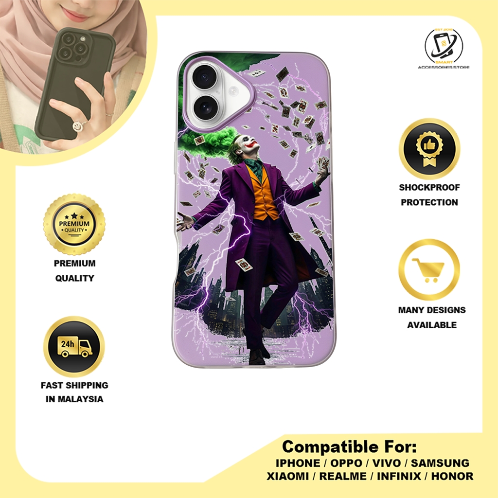JELLY CASE PHONE FOR IPHONE - DESIGN JOKER A