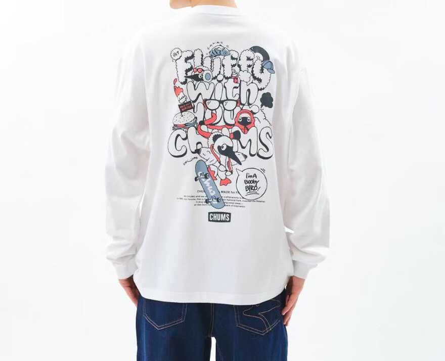 預訂 Chums Fluffy Pocket Brushed長袖Tee [貨號26A731]