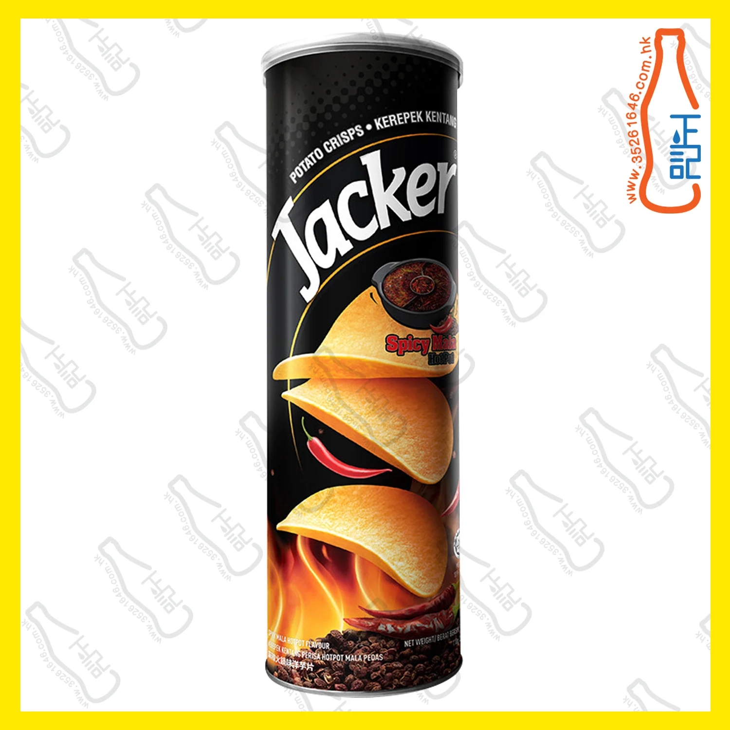 ==ORI5728 Jacker杰克牌桶裝薯片-麻辣火鍋味 /筒