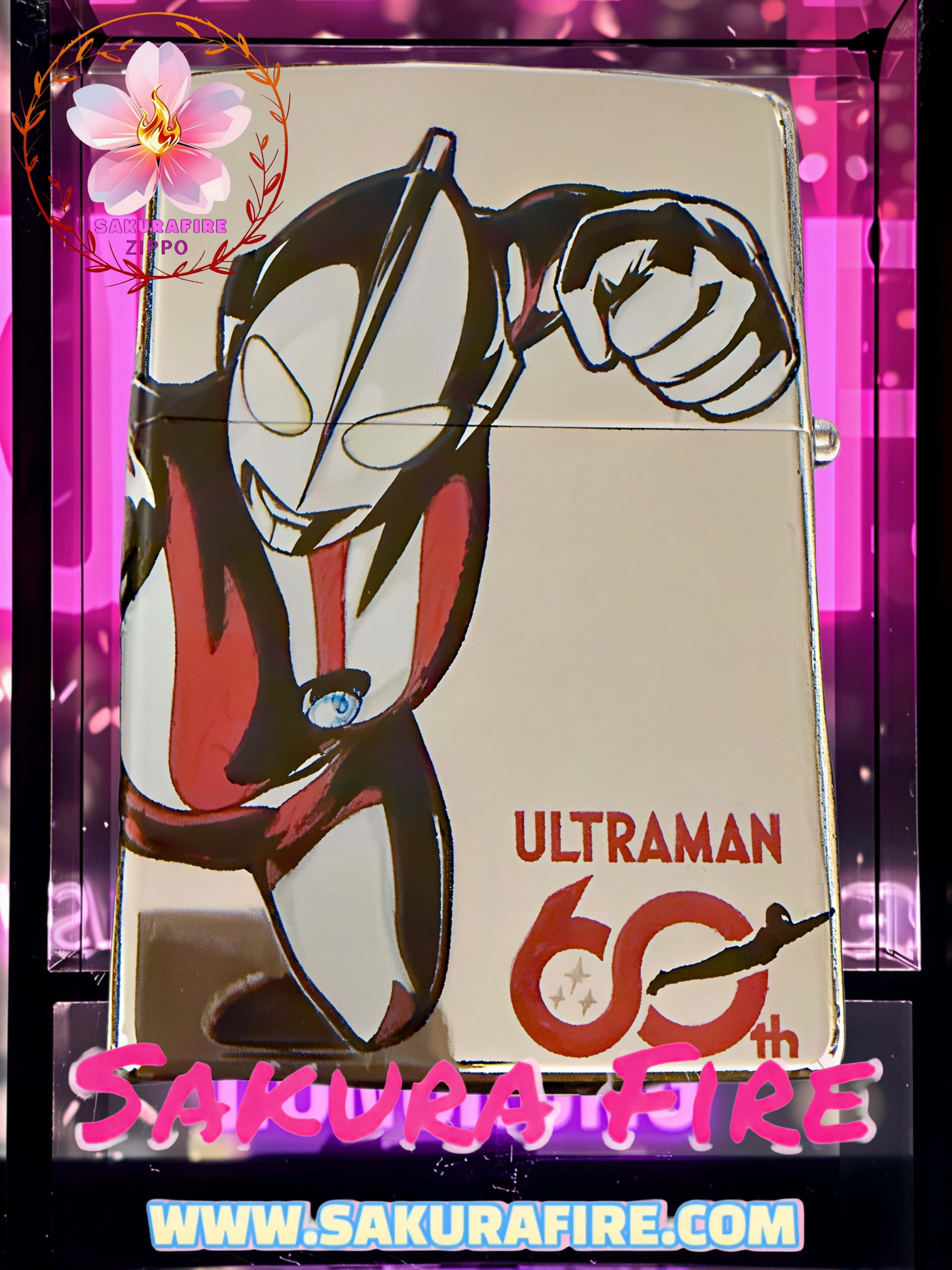 🔥Zippo🔥2026年 港版 《超人/Ultraman》60週年紀念收藏版 三面環繞雕刻 鍍銀打火機