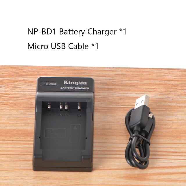 KINGMA NP-BD1 / NP-FD1 Lithium-Ion Battery Pack With Charger代用