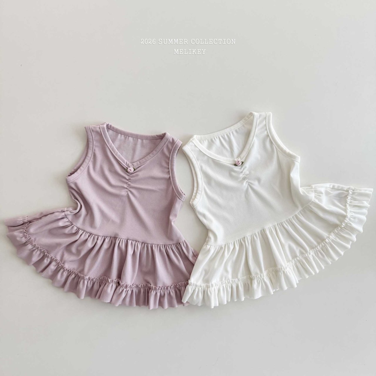 Rose Frill Sleeveless Tee
