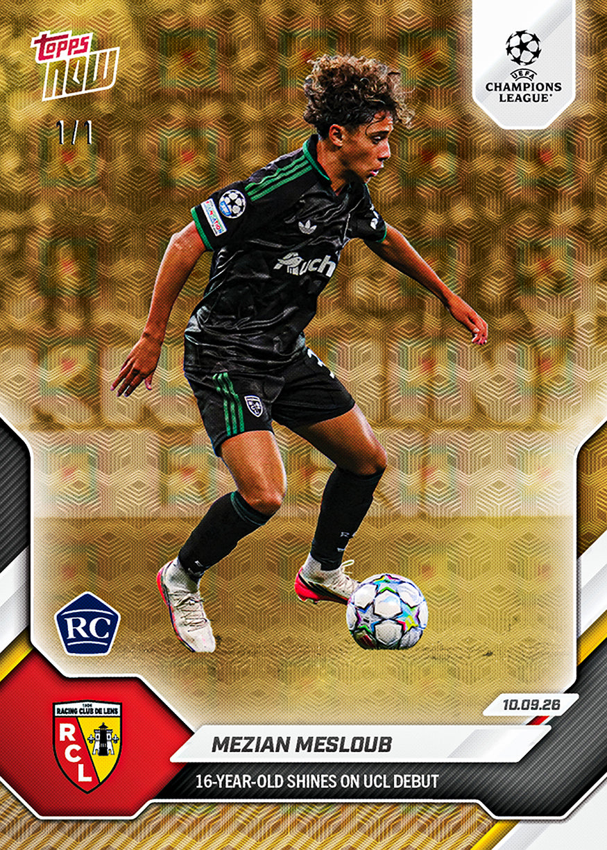 Mezian Soares Mesloub - 2026-27 UCL Topps NOW® #15【團購】