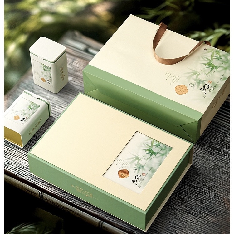 【清风恰几许·竹影入画来】清新自然风格茶礼品味红茶白茶礼盒套装
