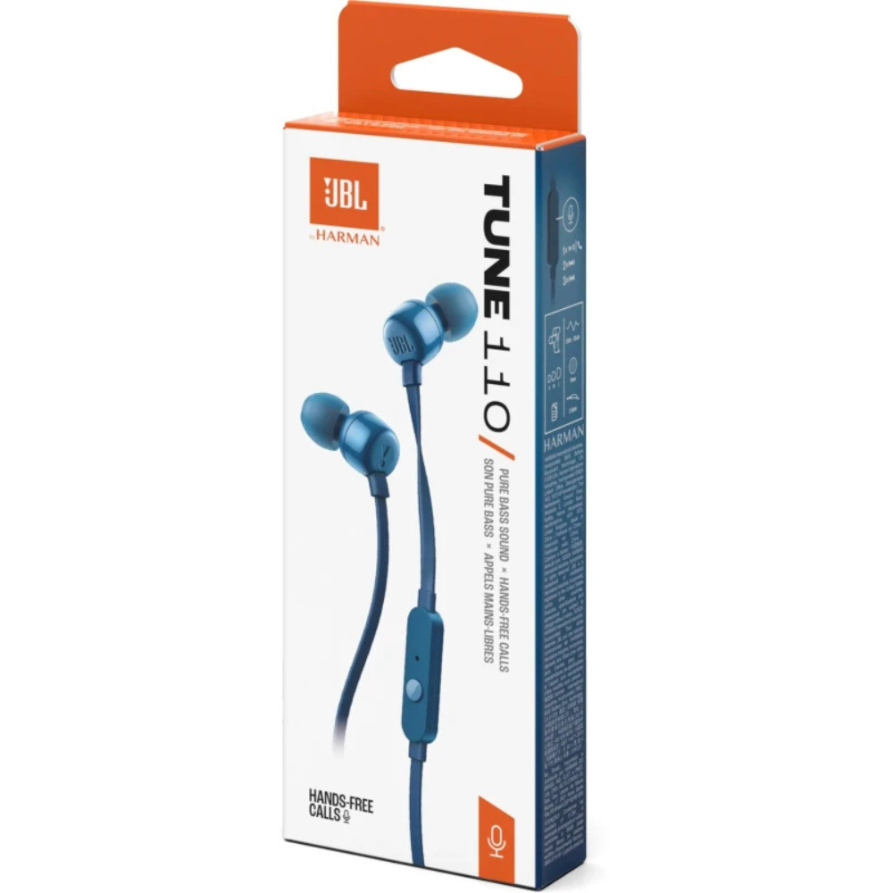JBL Tune110 入耳式有線耳機 3.5mm
