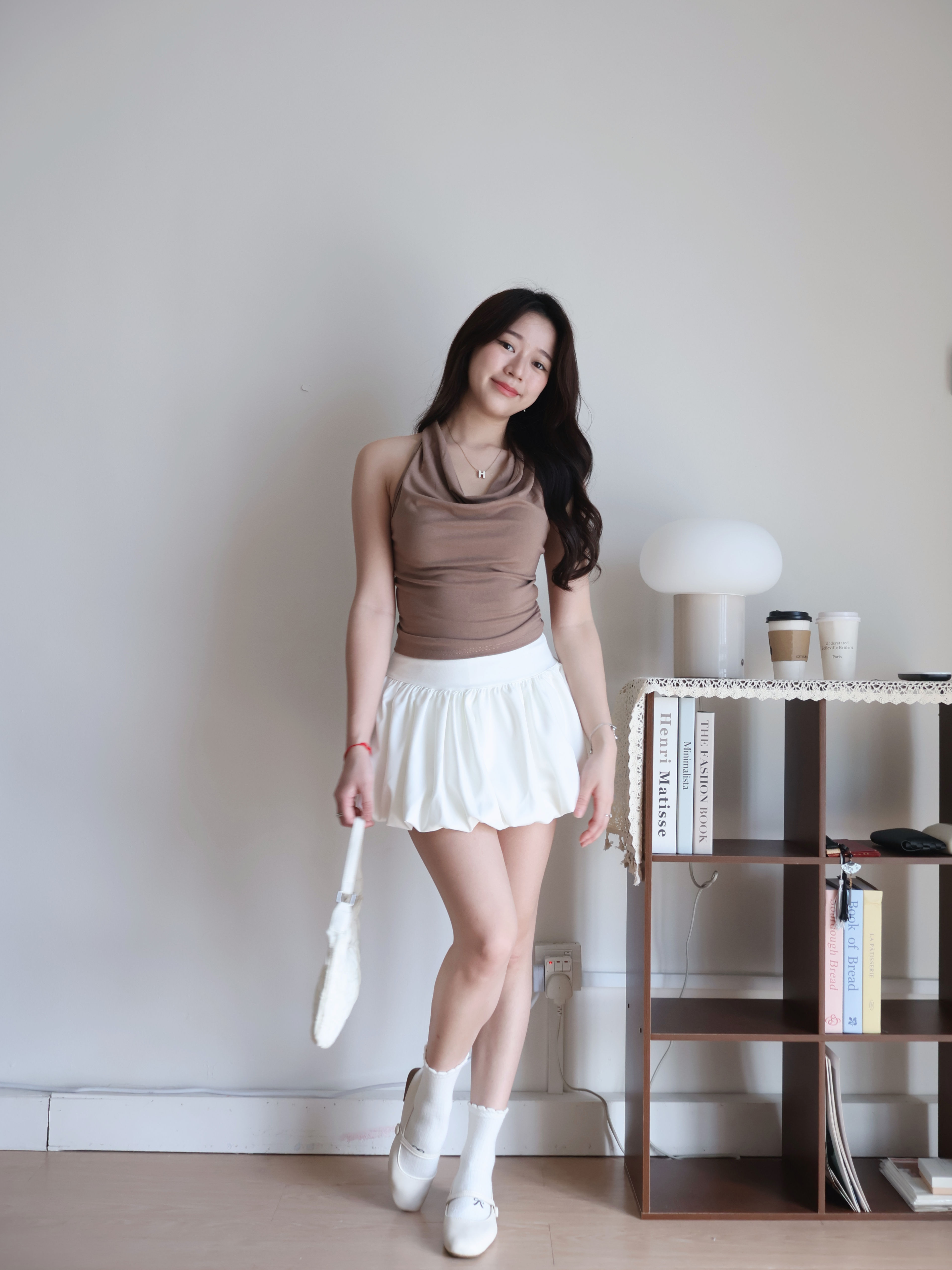 Millie Halter Top | Khaki