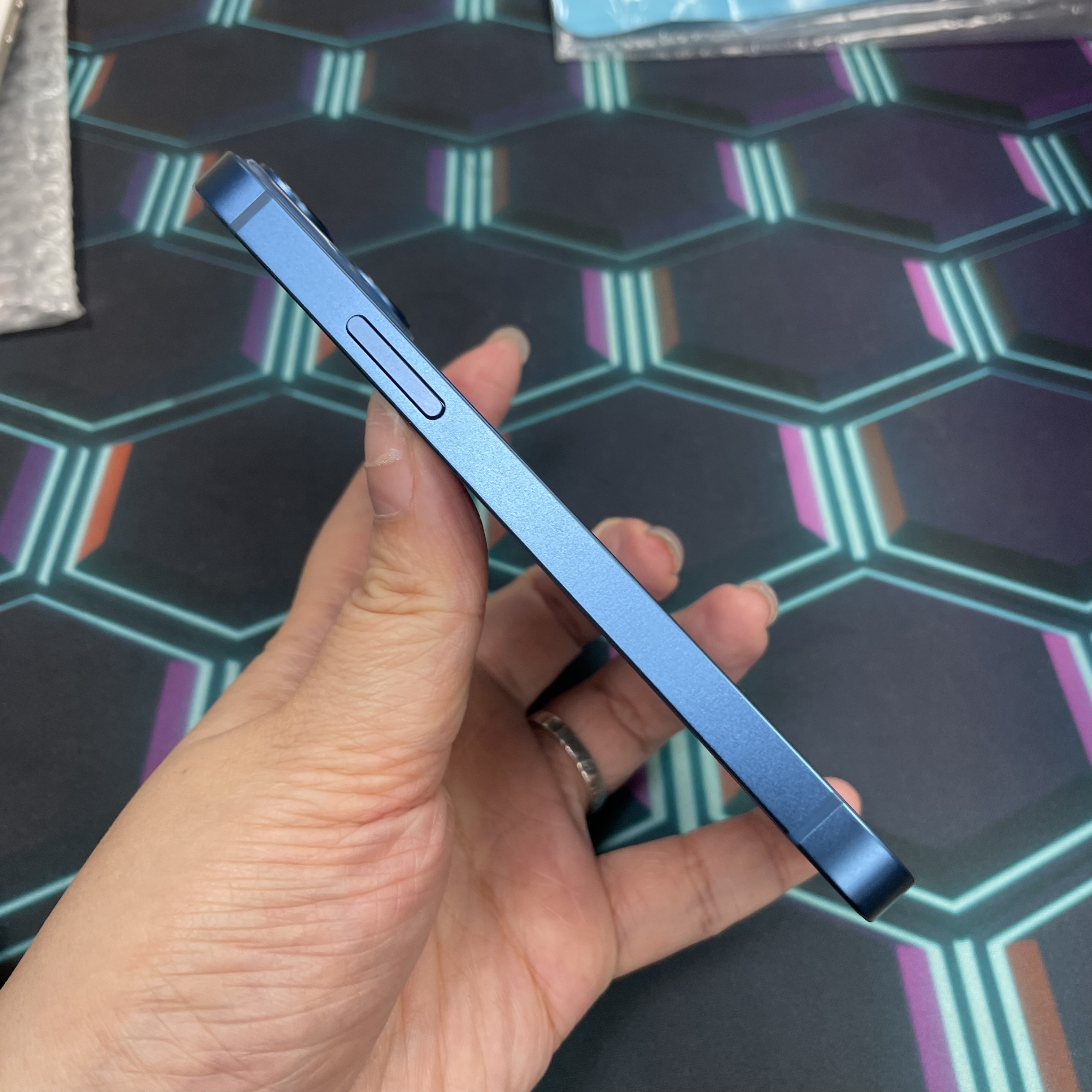 *6996 13 mini 完美機 128GB 電100 藍色 blue
