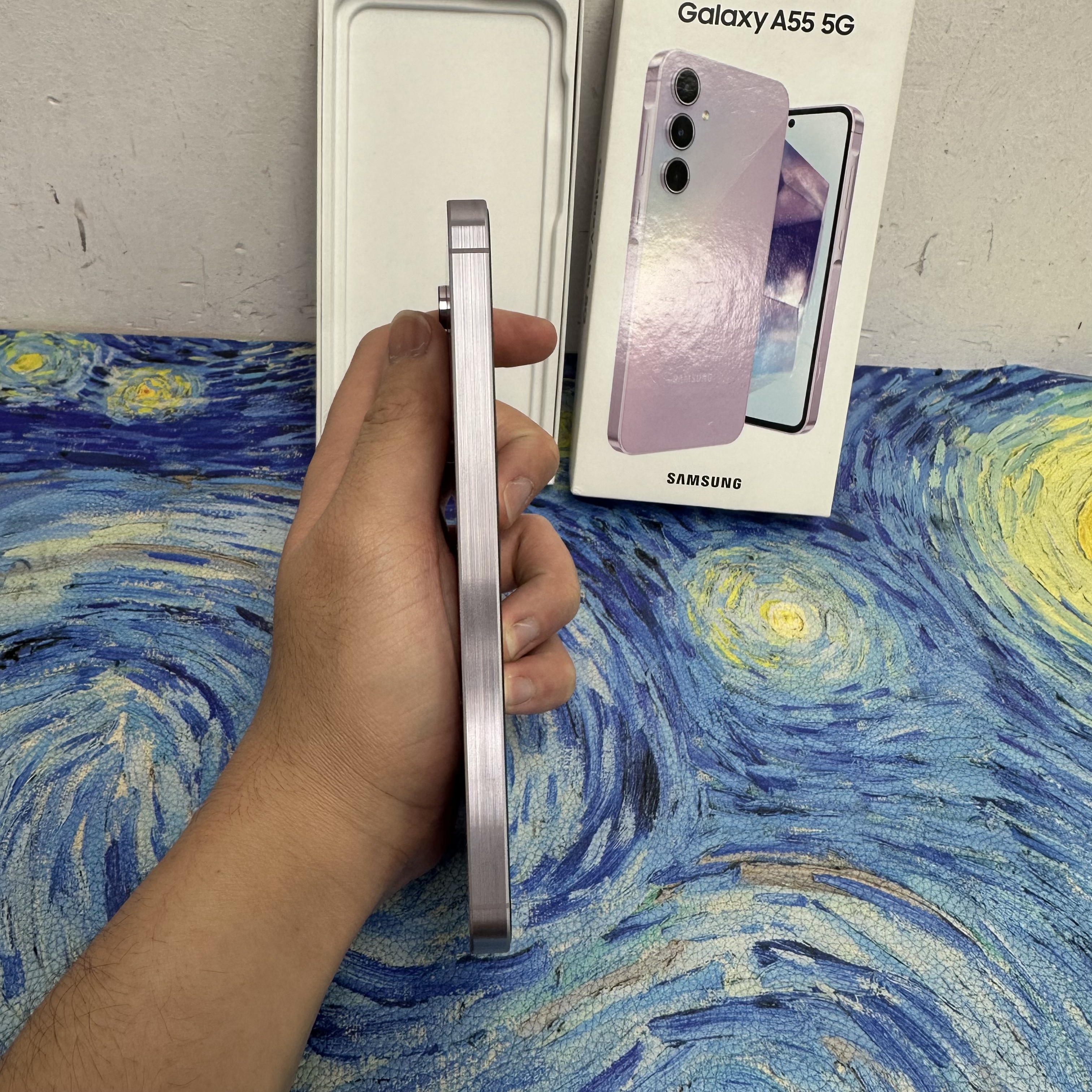 *6161 Galaxy A55 完美機 12+256GB 粉紫色 purple pink