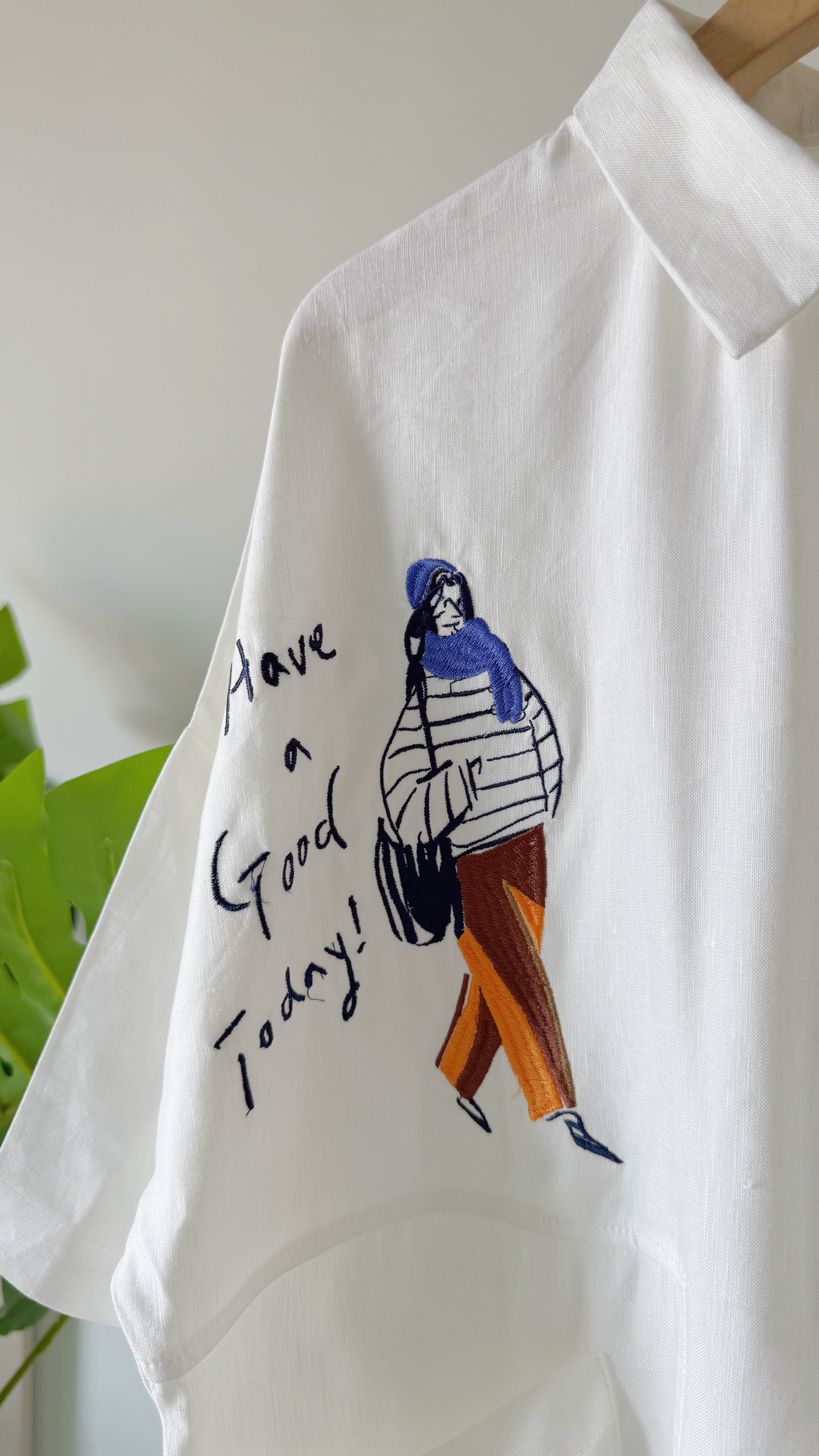 日系文艺蝙蝠袖衬衫