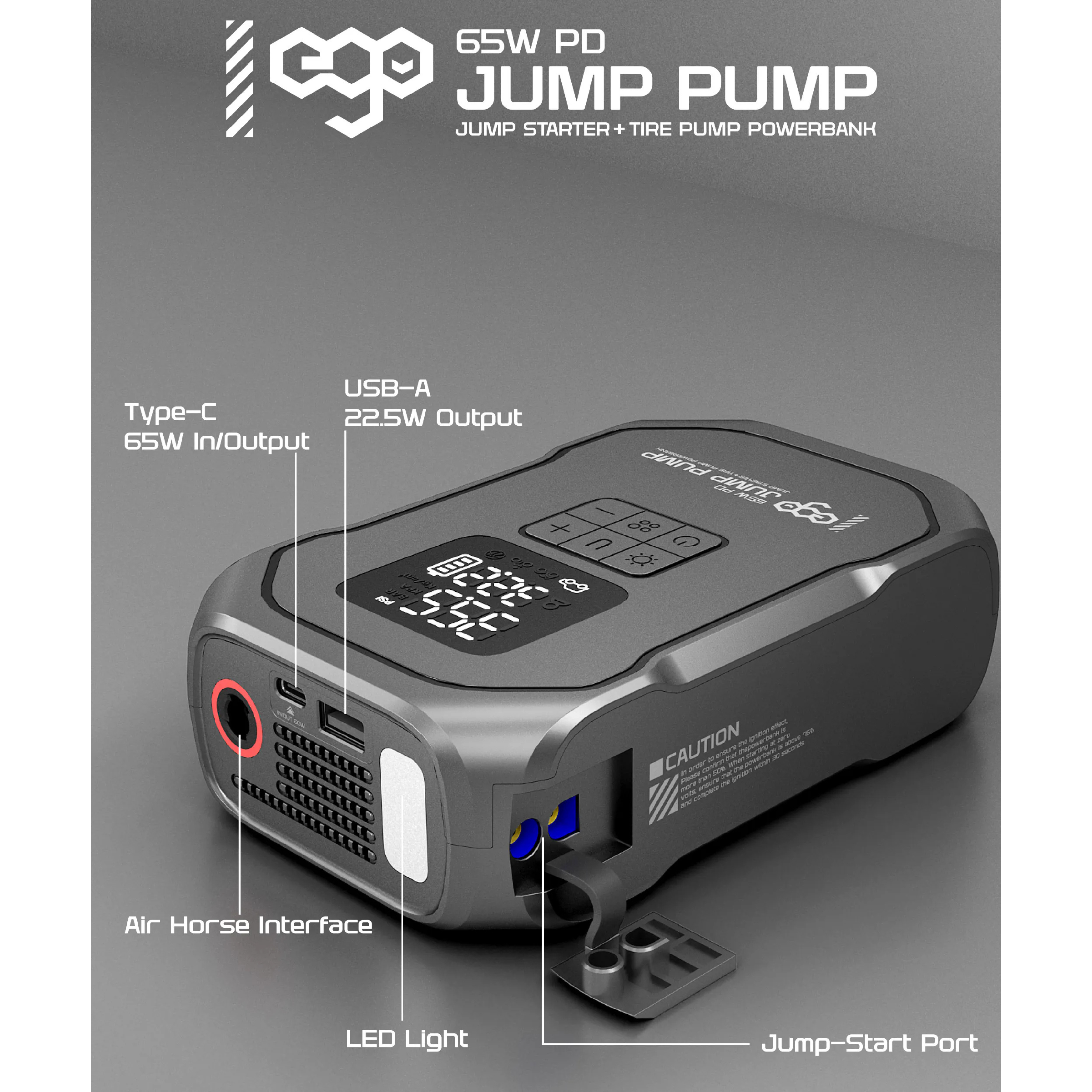 EGO JUMP PUMP 4in1 救車外置電