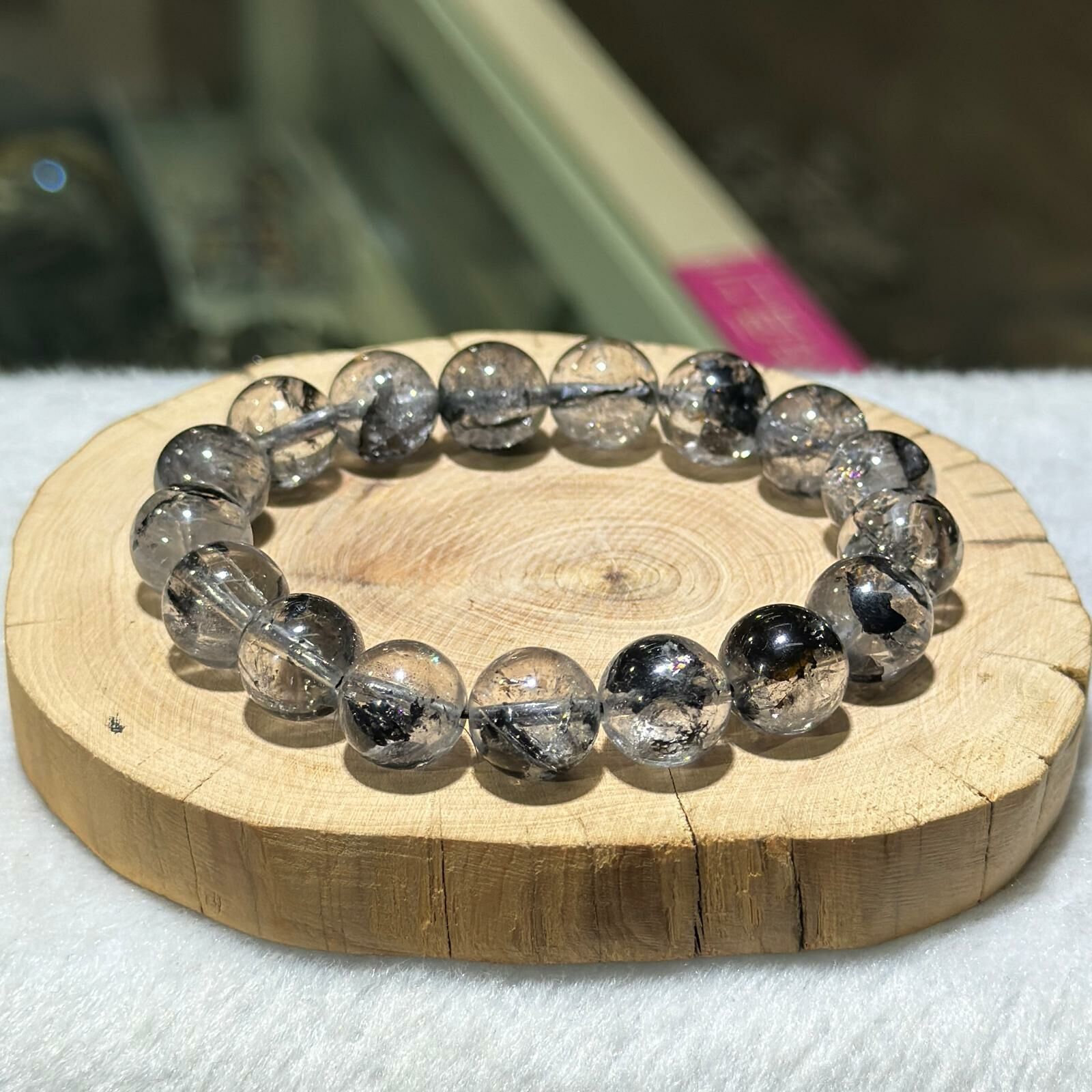 黑閃靈鑽手串 11.5 mm +/-