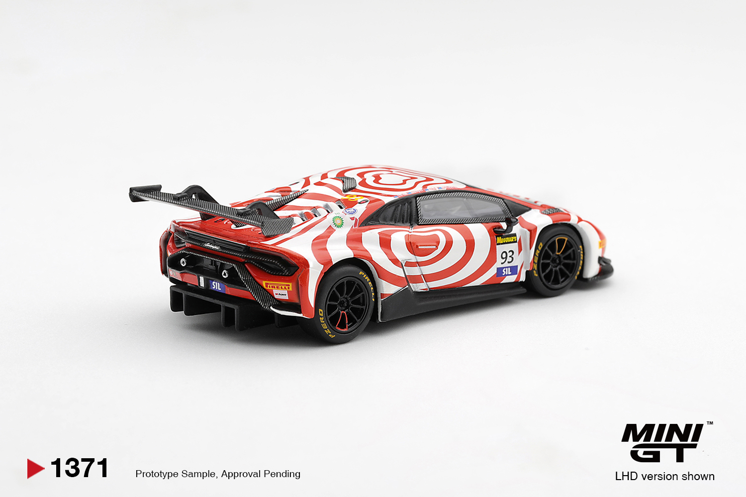 Pre Order - MINI GT ( MGT01371-L ) Lamborghini Huracan GT3 EVO2 #93  Wall Racing 2025 Bathurst 12 hrs / MINIGT 預訂優惠價 Pre-Order Price: HK$107