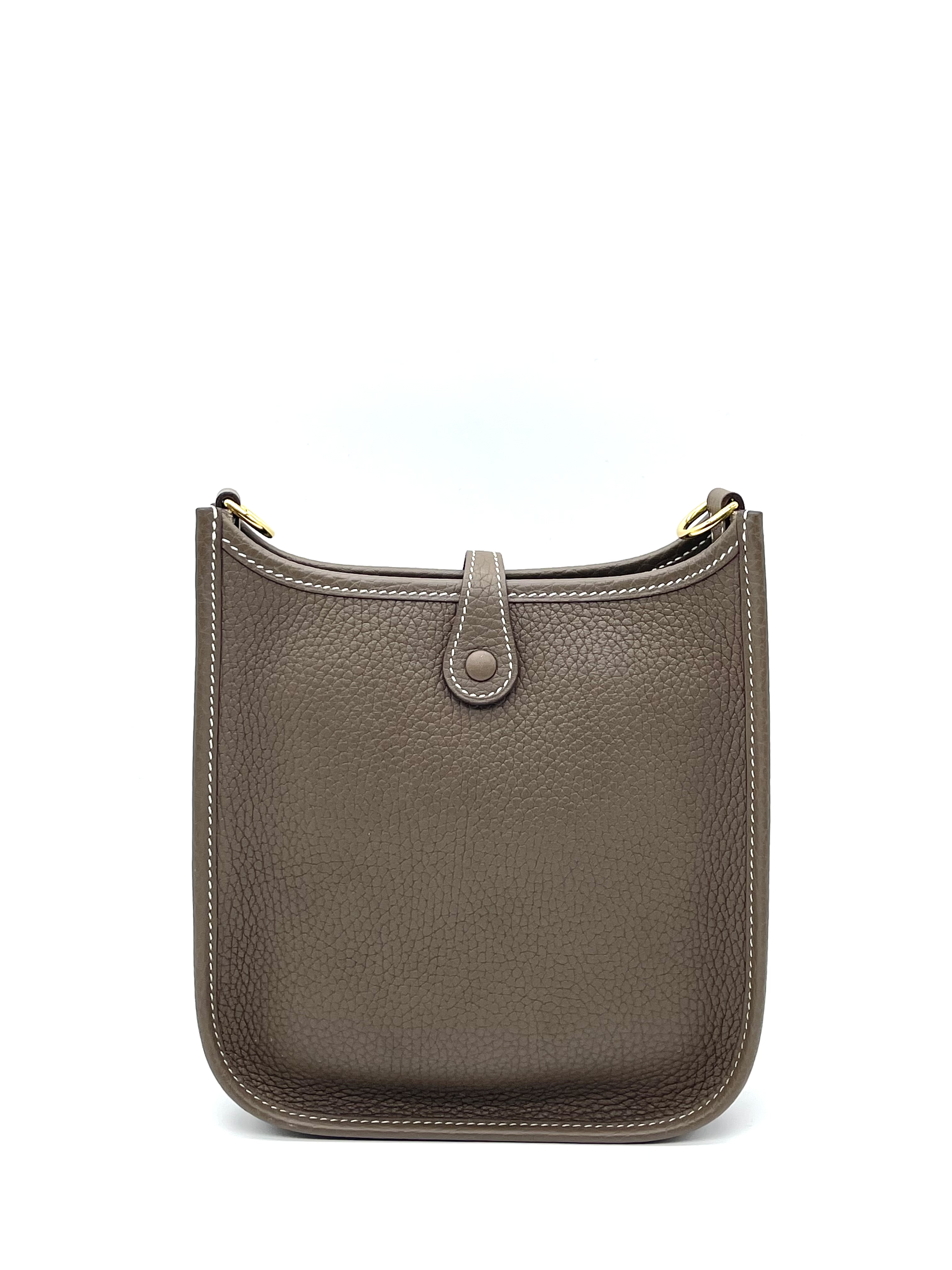 Pre-owned Hermès Evelyne TPM Etoupe Clemence Stamp Y / Product Code: 26031905