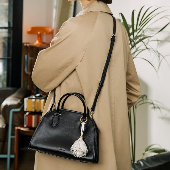 [減價優惠][BEANPOLE] Leaf Round Small Tote Bag