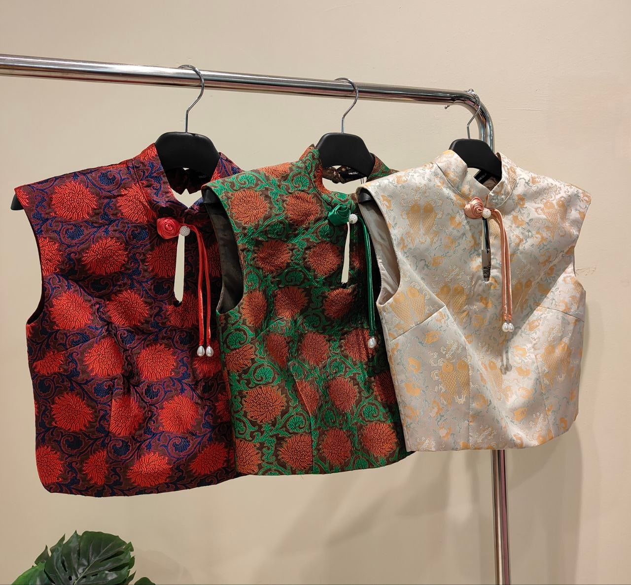 出袖显瘦旗袍上衣 2621