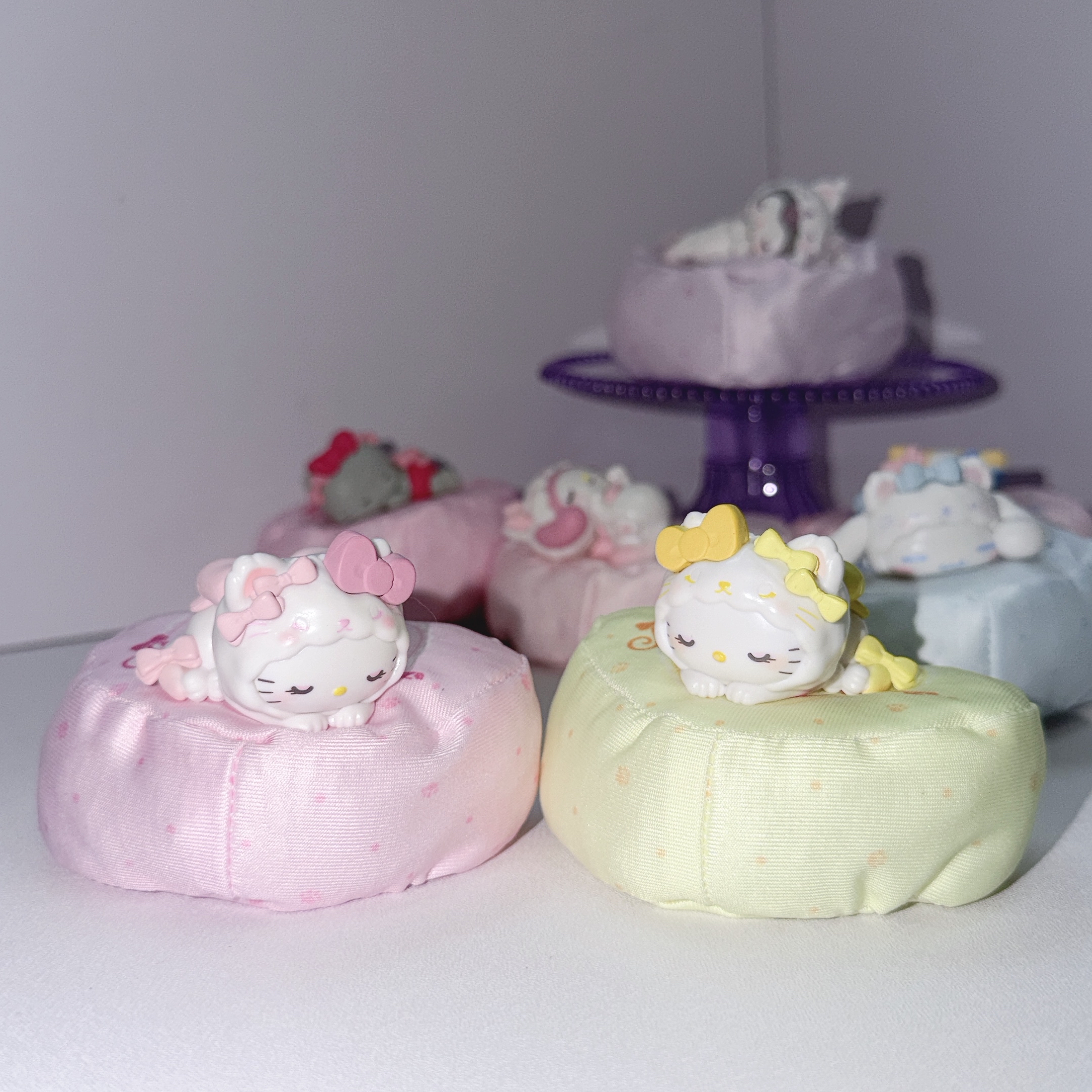 牛奶白貓 盲盒擺設